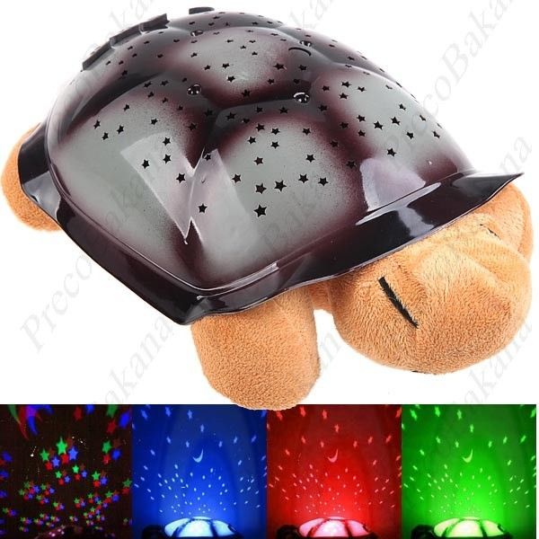Tartaruga de pelúcia com Luzes de estrelas