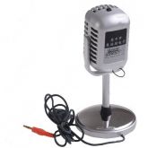 Microfone retro de rádio